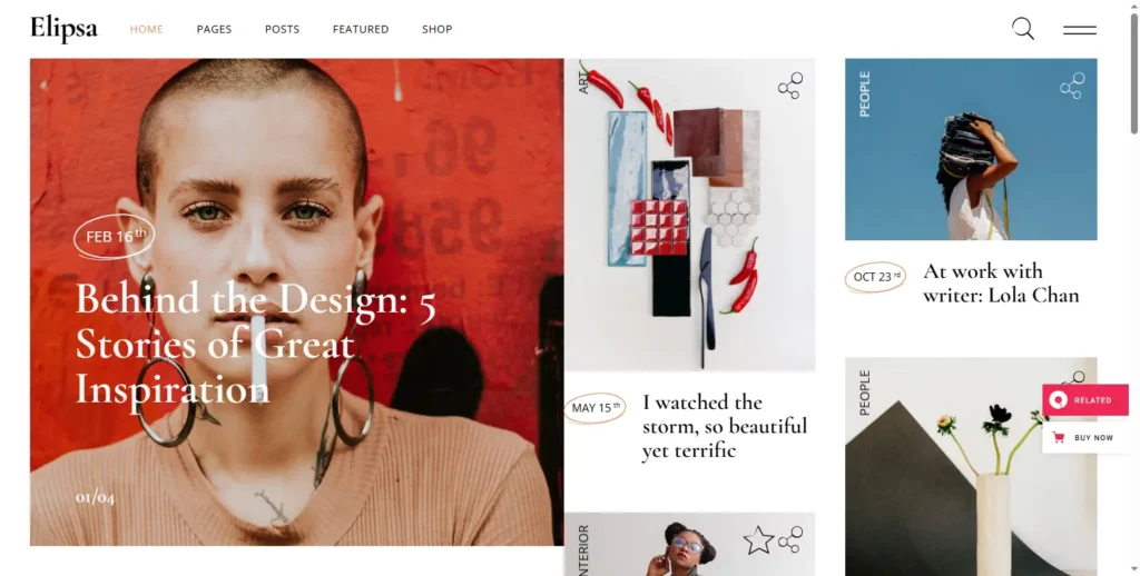 Elipsa – Creative Magazine WordPress Theme