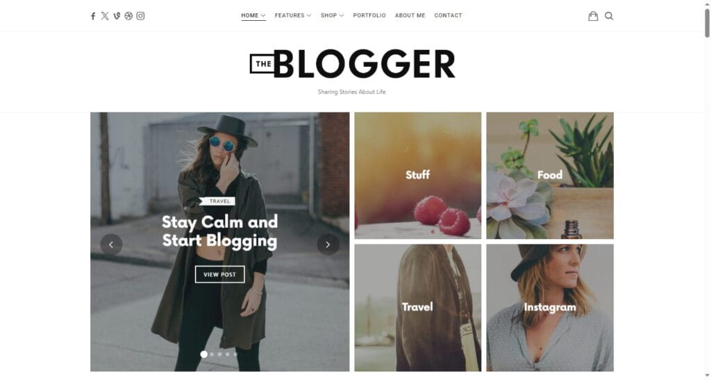 TheBlogger WordPress Theme